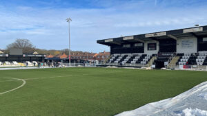 The pitch at Spennymoor Town