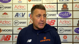 Spennymoor Town boss Jason Ainsley