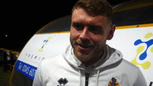 Spennymoor Town striker Paul Blackett