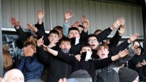 Spennymoor Town fans at The Brewery Field