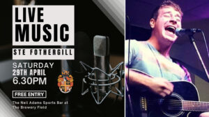 Ste Fothergill live at Spennymoor Town