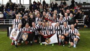 Spennymoor Town Ladies celebrate promotion