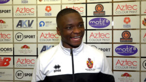 Spennymoor Town defender John Lufudu