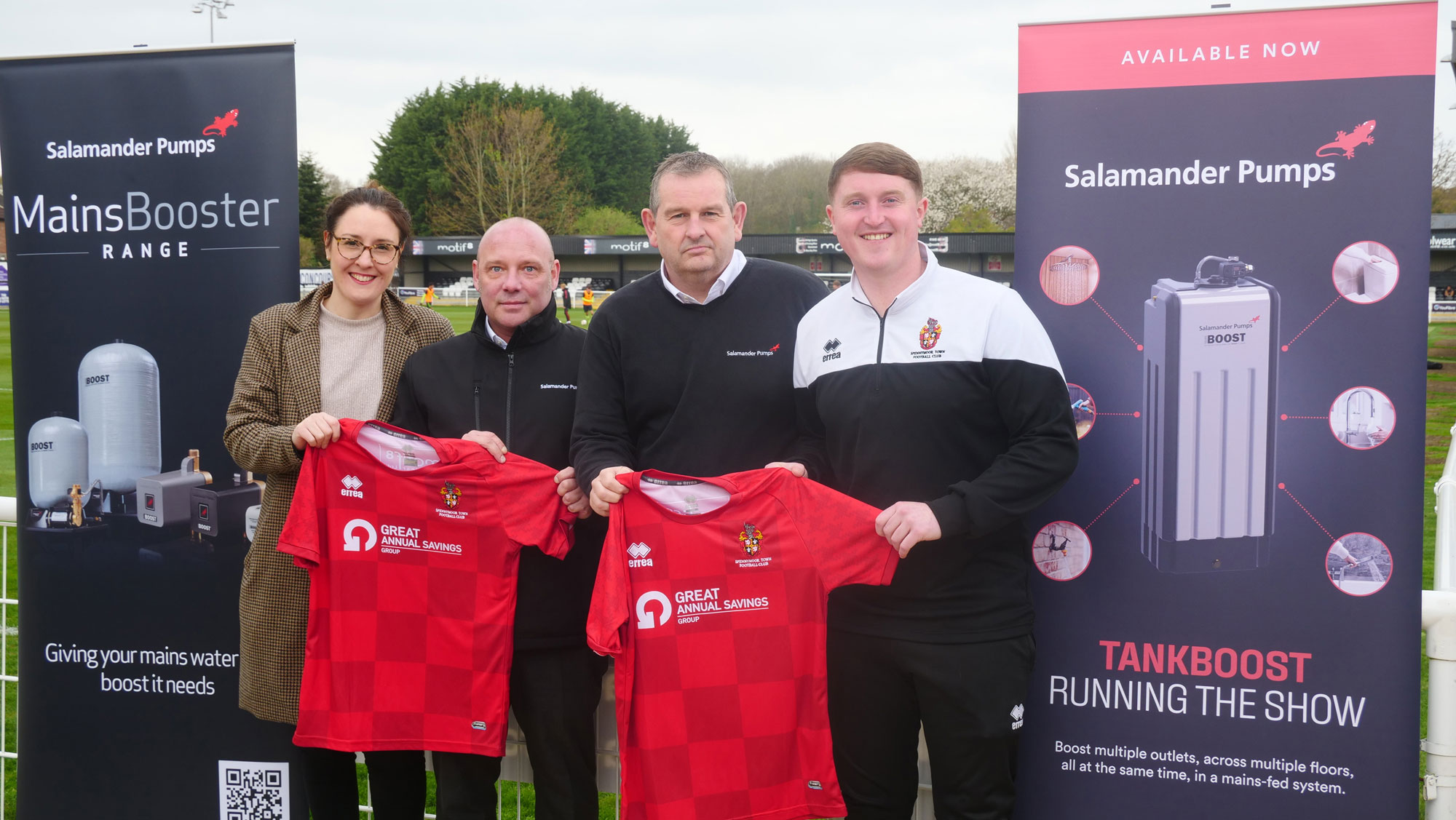 Salamander Pumps Back Moors Youth Club Spennymoor Town FC