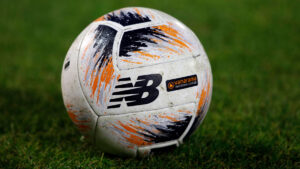 A 2022/23 Spennymoor Town match ball
