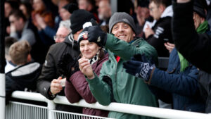Spennymoor Town fans at The Brewery Field