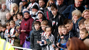 Spennymoor Town fans at The Brewery Field