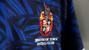 Spennymoor Town's away kit for 2023/24