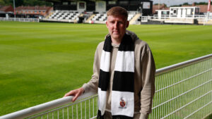 Spennymoor Town midfielder Sam Fielding