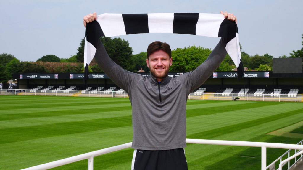 Spennymoor Town goalkeeper James Montgomery at The Brewery Field