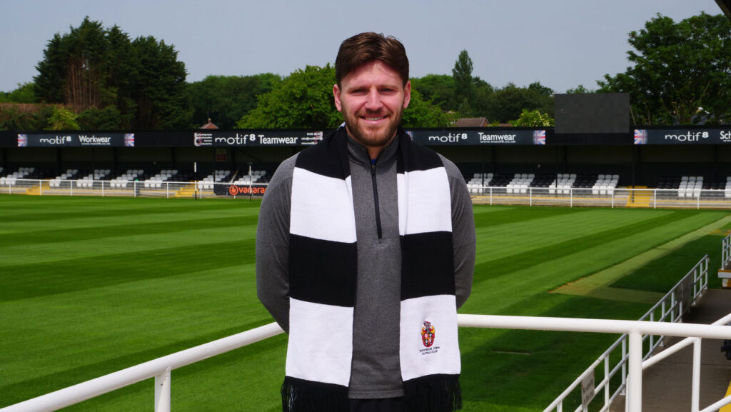 Spennymoor Town goalkeeper James Montgomery at The Brewery Field