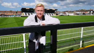 New Spennymoor Town signing Ben Pollock at The Brewery Field