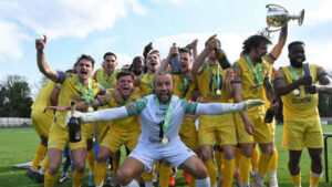 Bishop's Stortford celebrate their promotion