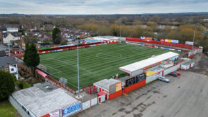 Tamworth's home stadium is The Lamb Ground