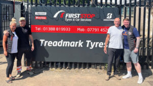 Treadmark Tyres are sponsoring Spennymoor Town's Walking Football Team