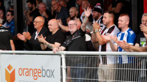 Spennymoor Town fans at The Brewery Field