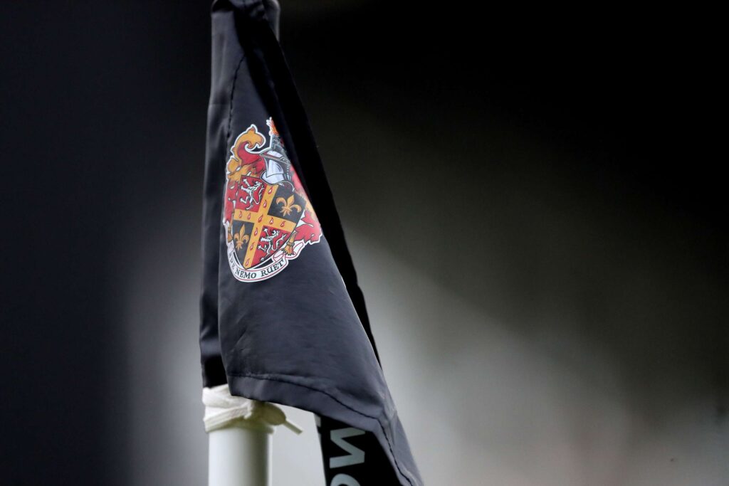 during the Vanarama National League North match between Spennymoor Town and Boston United at the Brewery Field, Spennymoor on Saturday 4th November 2023. (Photo: Mark Fletcher | MI News)