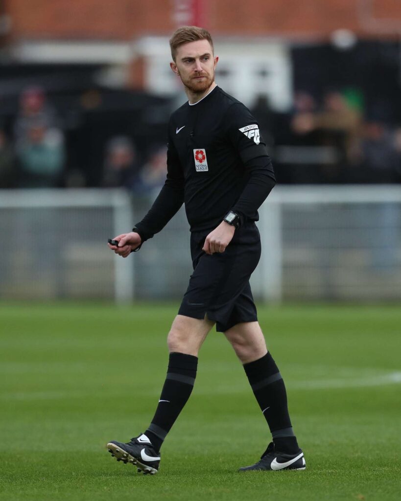 during the Vanarama National League North match between Spennymoor Town and Boston United at the Brewery Field, Spennymoor on Saturday 4th November 2023. (Photo: Mark Fletcher | MI News)