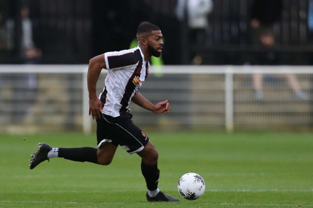 during the Vanarama National League North match between Spennymoor Town and Boston United at the Brewery Field, Spennymoor on Saturday 4th November 2023. (Photo: Mark Fletcher | MI News)