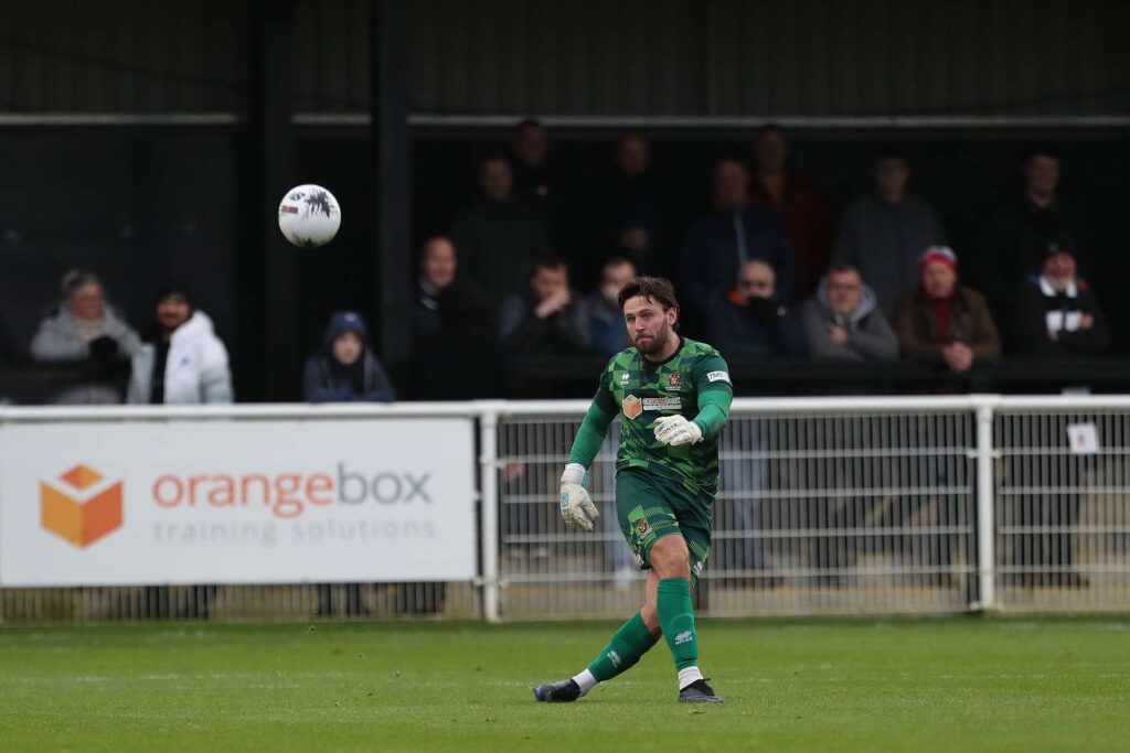 during the Vanarama National League North match between Spennymoor Town and Boston United at the Brewery Field, Spennymoor on Saturday 4th November 2023. (Photo: Mark Fletcher | MI News)