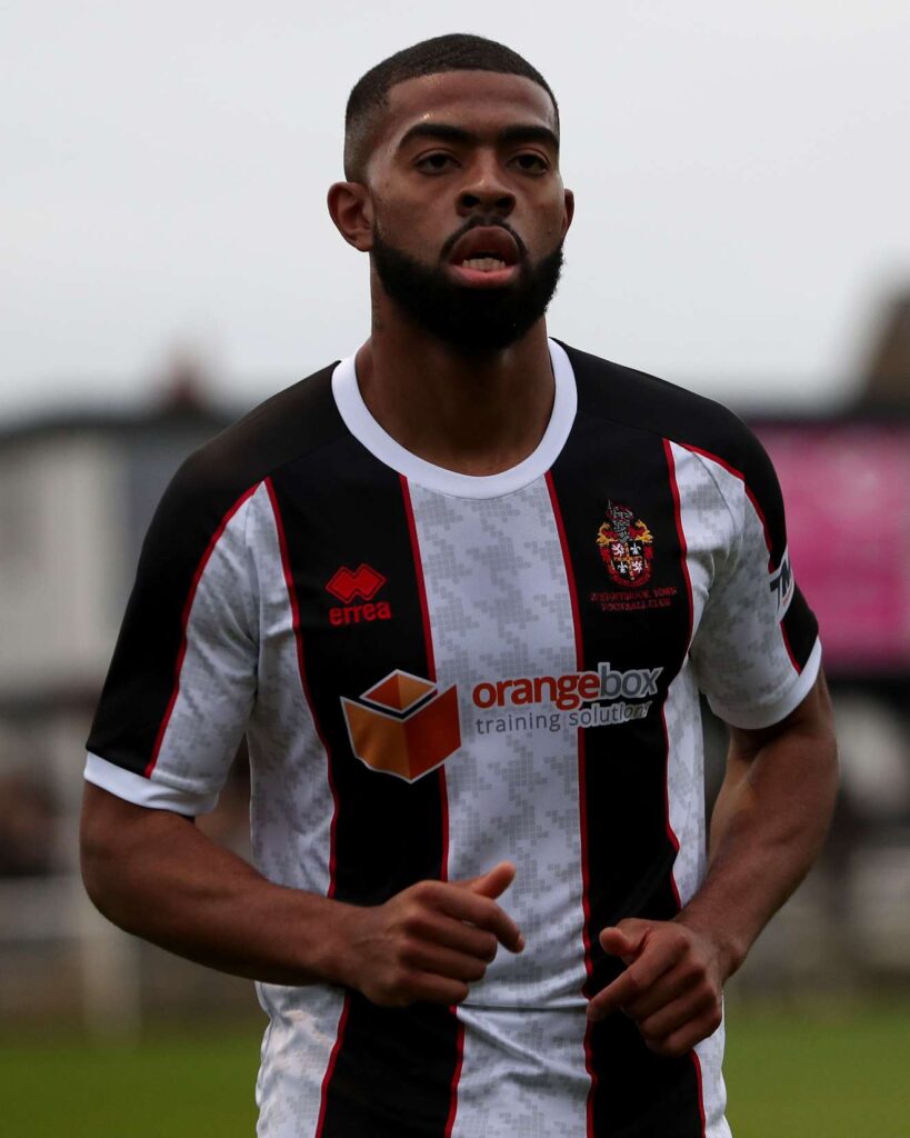 during the Vanarama National League North match between Spennymoor Town and Boston United at the Brewery Field, Spennymoor on Saturday 4th November 2023. (Photo: Mark Fletcher | MI News)