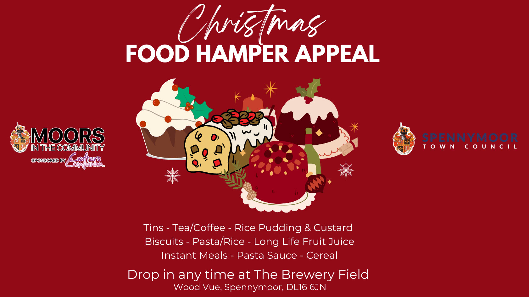Christmas Food Hamper Appeal Open Spennymoor Town FC