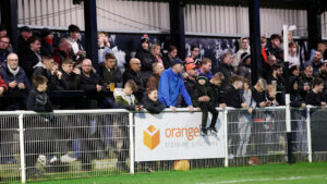 Spennymoor Town fans at The Brewery Field
