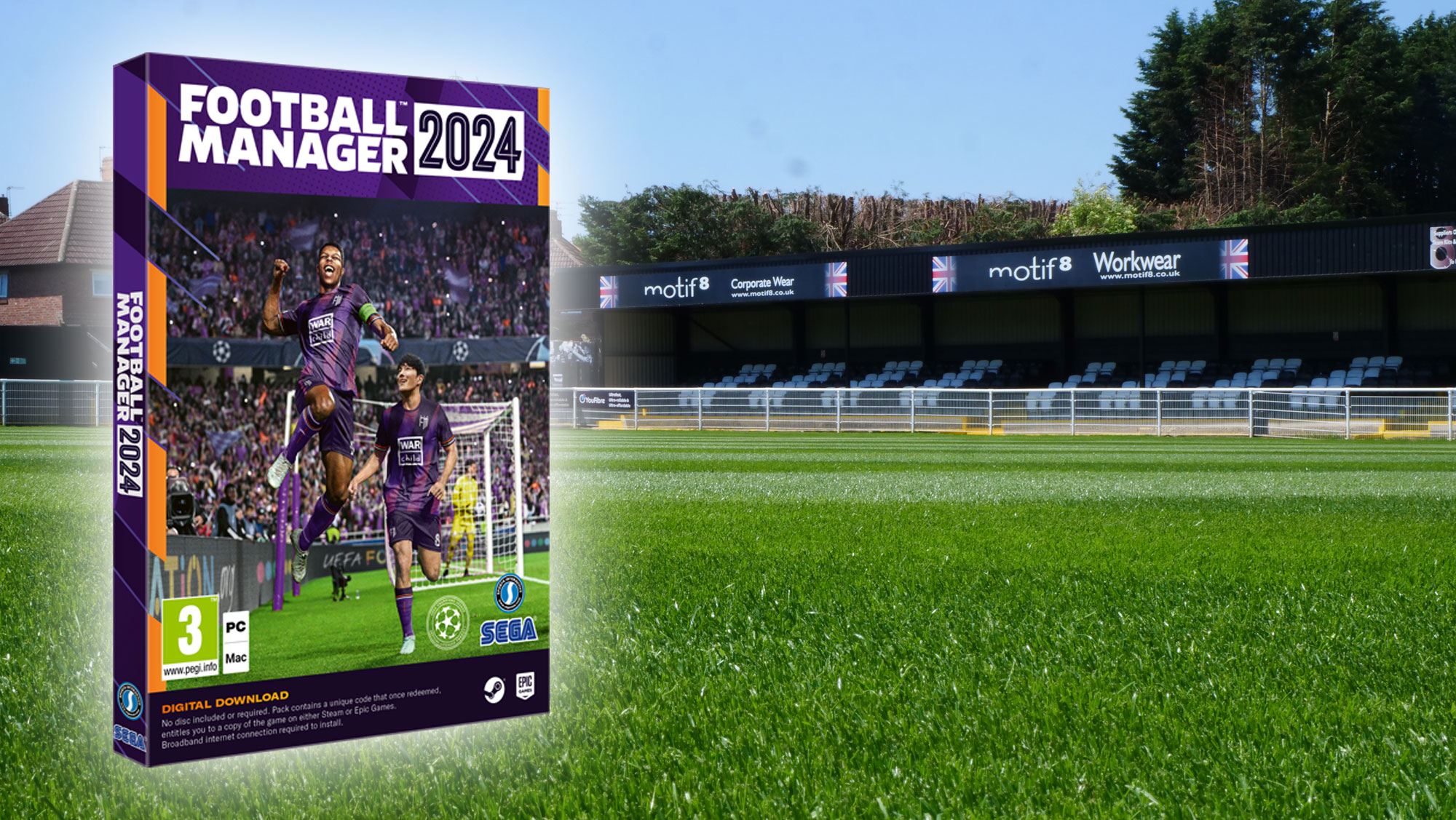 The disc version of Football Manager 2023 has no disc