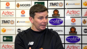 Spennymoor Town Assistant Manager Andy Inness