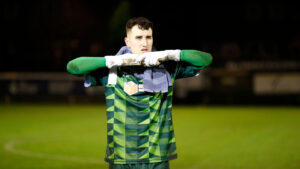 Spennymoor Town goalkeeper Michael Roxburgh