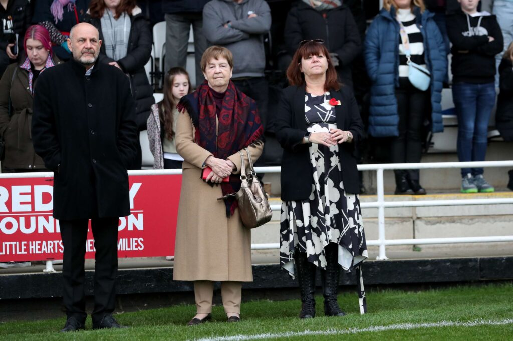 during the Vanarama National League North match between Spennymoor Town and Boston United at the Brewery Field, Spennymoor on Saturday 4th November 2023. (Photo: Mark Fletcher | MI News)