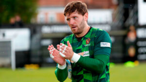 Spennymoor Town goalkeeper James Montgomery