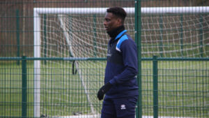 Mikael Ndjoli in training with Hartlepool United