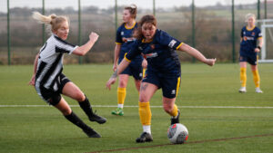 Shannon Reed in action for Spennymoor Town Ladies against Alnwick Town