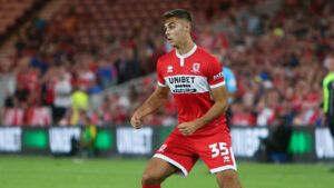 Isaac Fletcher in action for Middlesbrough