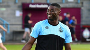 South Shields striker Jordy Mongoy