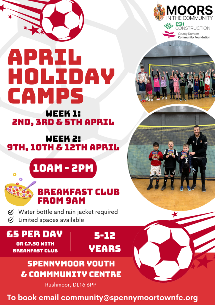 Moors in the Community's April Holiday Camps