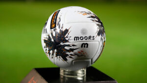 A matchball at The Brewery Field, Spennymoor Town
