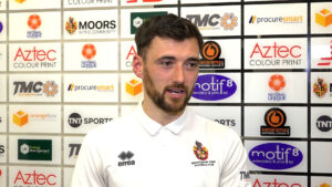 Spennymoor Town midfielder Callum Ross