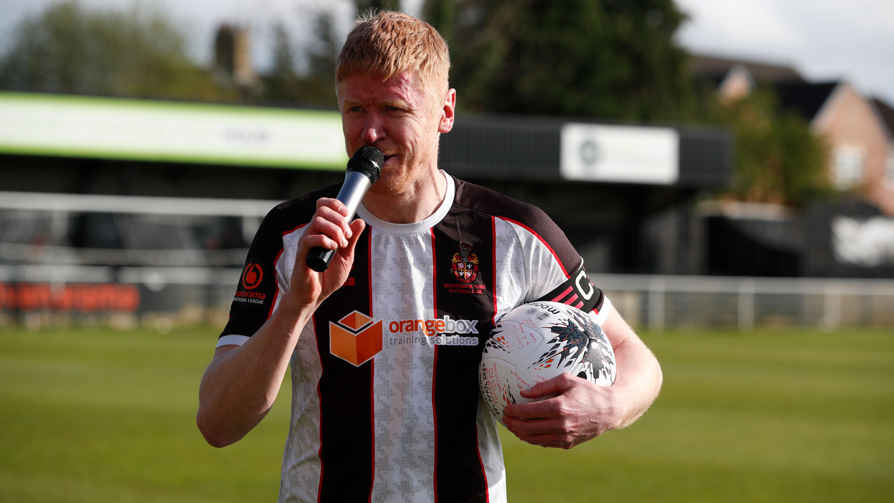 Spennymoor Town captain James Curtis