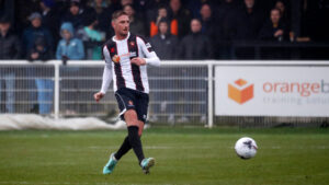 Spennymoor Town defender Gary Liddle in action for Spennymoor Town