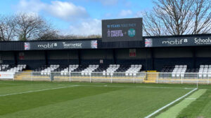 The Megascreen at Spennymoor Town