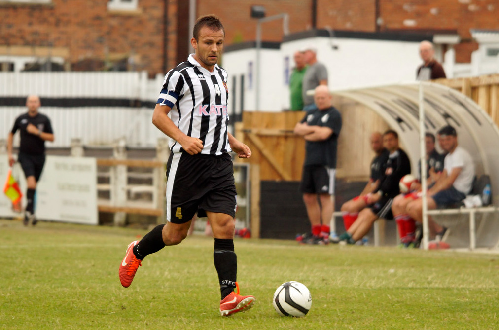 Lewis Dodds in action for Spennymoor Town