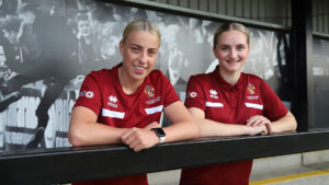 Spennymoor Town Ladies new signings Brooke Newton and Fearne Brischuk