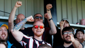 Spennymoor Town fans at The Brewery Field