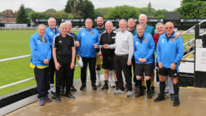 Spennymoor Town's Walking Football players