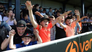 Spennymoor Town fans at The Brewery Field