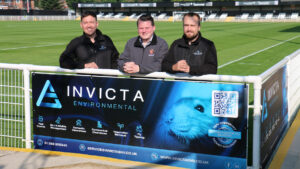 Invicta Environmental are throwing their support behind Spennymoor Town in a new partnership