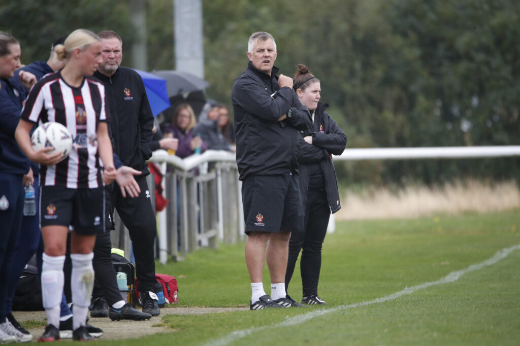 Spennymoor Town Ladies Manager Brent Smithson