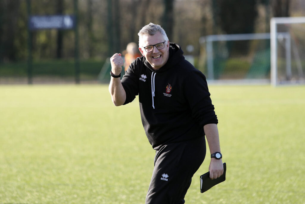 Spennymoor Town Ladies Manager Brent Smithson